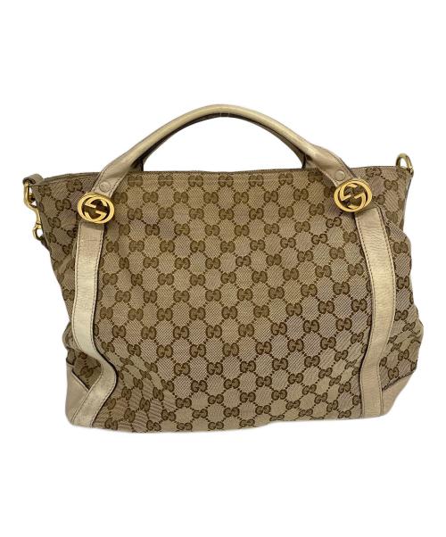 GUCCI（グッチ）GUCCI (グッチ) トートバッグ ベージュの古着・服飾アイテム