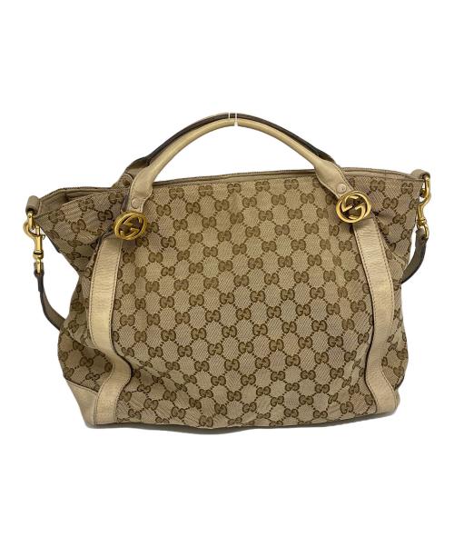 GUCCI（グッチ）GUCCI (グッチ) トートバッグ ベージュの古着・服飾アイテム
