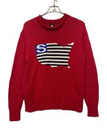 stussy（ステューシー）の古着「厚手ニット」｜レッド