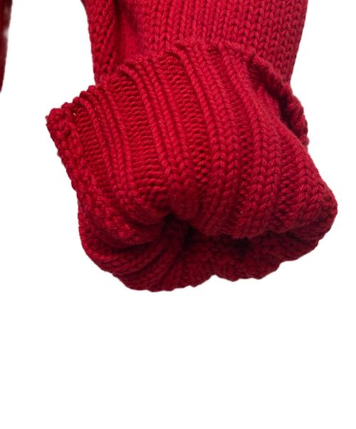 stussy（ステューシー）stussy (ステューシー) 厚手ニット レッド サイズ:Mの古着・服飾アイテム