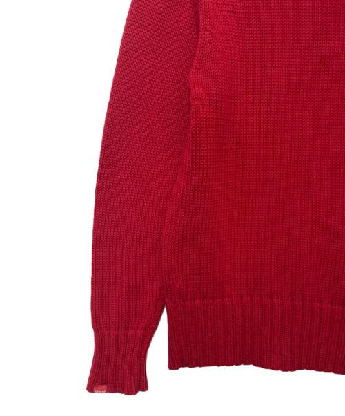 stussy（ステューシー）stussy (ステューシー) 厚手ニット レッド サイズ:Mの古着・服飾アイテム