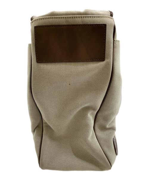 HUNTING WORLD（ハンティングワールド）HUNTING WORLD (ハンティングワールド) 2WAYビジネストートバッグ グレー×ブラウンの古着・服飾アイテム