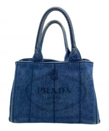 PRADA（プラダ）の古着「ハンドバッグ」｜インディゴ