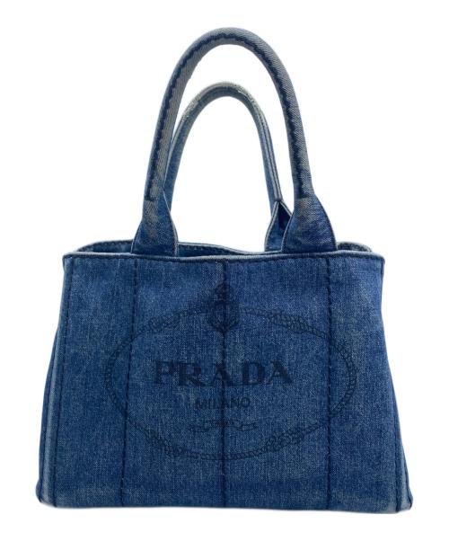 PRADA（プラダ）PRADA (プラダ) ハンドバッグ インディゴの古着・服飾アイテム