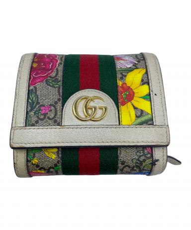 GUCCI グッチ　オフィディア　コンパクト　ウォレット 中古・古着通販】GUCCI (グッチ) GUCCI オフィディアコンパクト