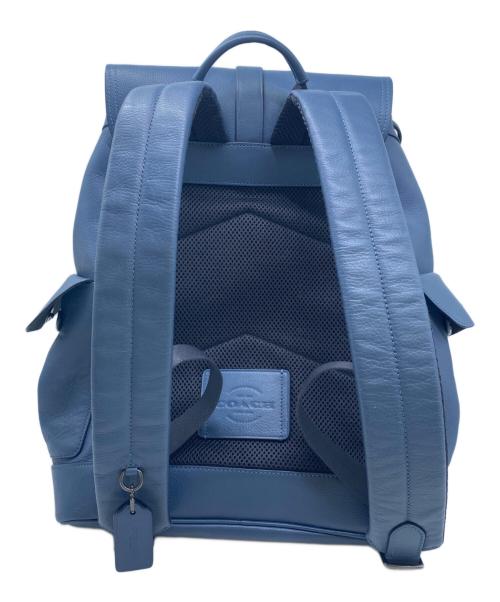 COACH（コーチ）COACH (コーチ) ハドソン レザー バックパック ブルーの古着・服飾アイテム