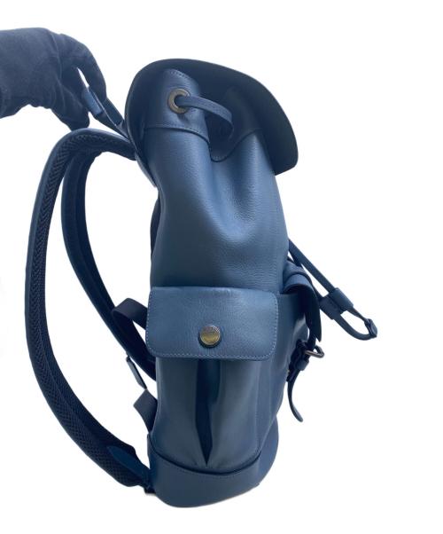 COACH（コーチ）COACH (コーチ) ハドソン レザー バックパック ブルーの古着・服飾アイテム