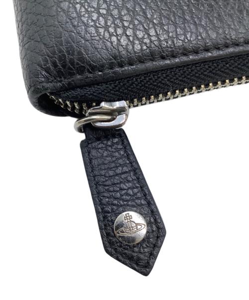 Vivienne Westwood（ヴィヴィアンウエストウッド）Vivienne Westwood (ヴィヴィアンウエストウッド) ラウンドファスナー財布 ブラックの古着・服飾アイテム