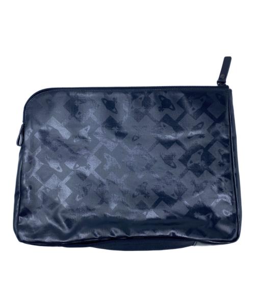 Vivienne Westwood（ヴィヴィアンウエストウッド）Vivienne Westwood (ヴィヴィアンウエストウッド) クラッチバッグ ブラックの古着・服飾アイテム