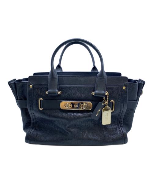 COACH（コーチ）COACH (コーチ) COACH　スワッガー　2WAYバッグ ブラックの古着・服飾アイテム