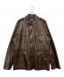 RALPH LAUREN Purple Label（ラルフ ローレン パープル レーベル）の古着「レザーコート」｜ブラウン