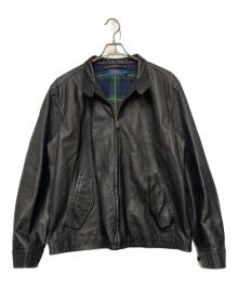 POLO RALPH LAUREN（ポロ・ラルフローレン）の古着「レザージャケット」｜ブラック