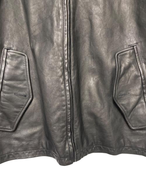 POLO RALPH LAUREN（ポロ・ラルフローレン）POLO RALPH LAUREN (ポロ・ラルフローレン) レザージャケット ブラック サイズ:XLの古着・服飾アイテム