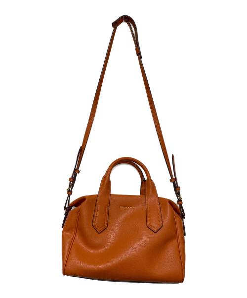 CHARLES & KEITH（チャールズアンドキース）CHARLES & KEITH (チャールズアンドキース) CHARLES & KEITH　ダブルハンドル ミニダッフルバッグ オレンジの古着・服飾アイテム