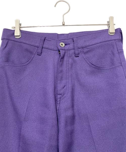 DAIRIKU（ダイリク）DAIRIKU (ダイリク) スラックス パープル サイズ:73.5cmの古着・服飾アイテム