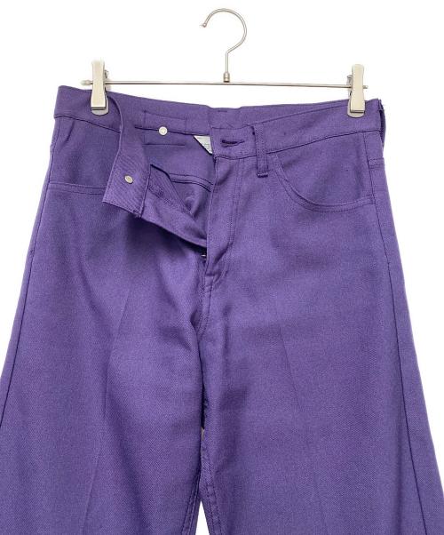 DAIRIKU（ダイリク）DAIRIKU (ダイリク) スラックス パープル サイズ:73.5cmの古着・服飾アイテム