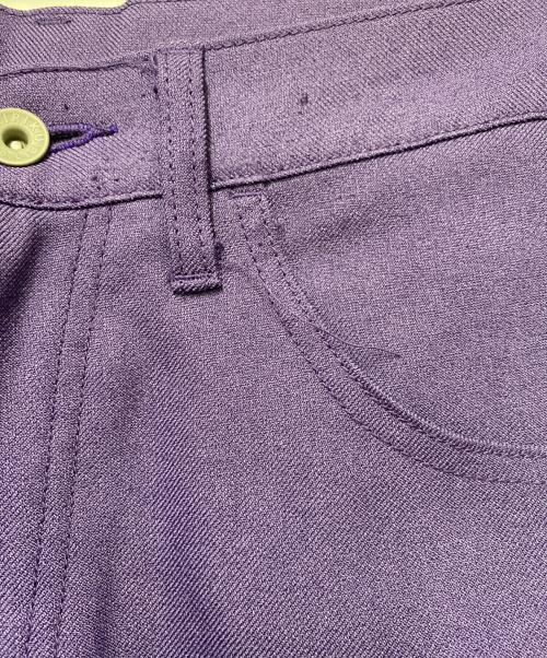 DAIRIKU（ダイリク）DAIRIKU (ダイリク) スラックス パープル サイズ:73.5cmの古着・服飾アイテム