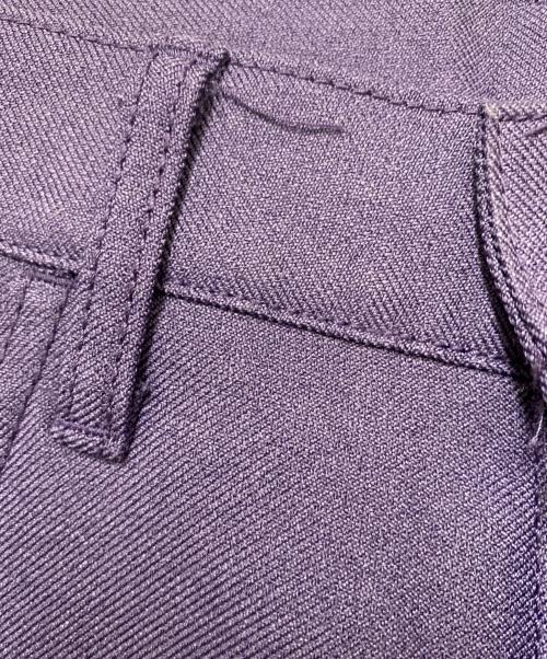 DAIRIKU（ダイリク）DAIRIKU (ダイリク) スラックス パープル サイズ:73.5cmの古着・服飾アイテム