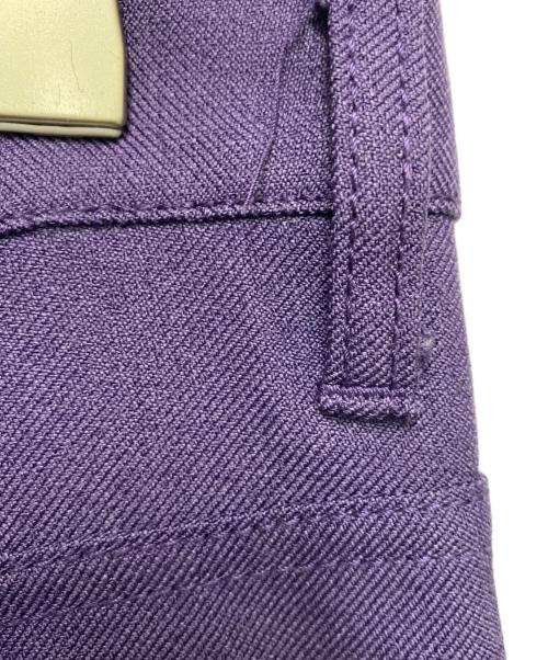 DAIRIKU（ダイリク）DAIRIKU (ダイリク) スラックス パープル サイズ:73.5cmの古着・服飾アイテム