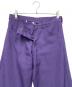 中古・古着 DAIRIKU (ダイリク) スラックス パープル サイズ:73.5cm：9000円