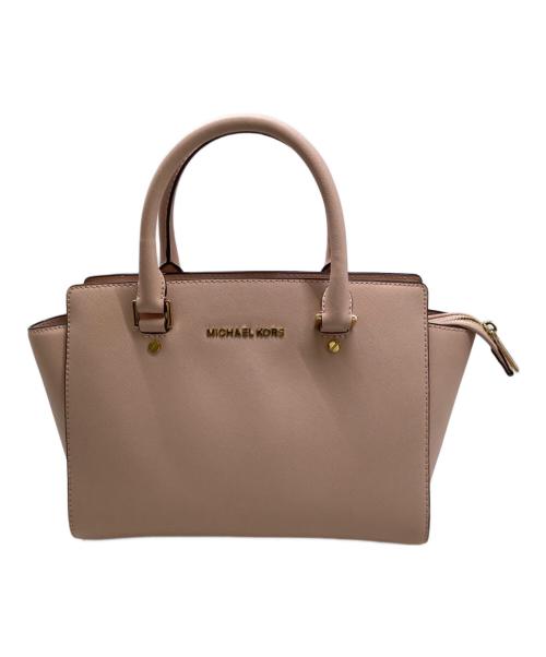 MICHAEL KORS（マイケル・コース）MICHAEL KORS (マイケル・コース) 2WAYバッグ ピンクの古着・服飾アイテム