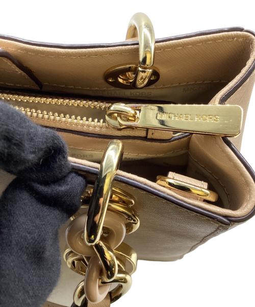 MICHAEL KORS（マイケル・コース）MICHAEL KORS (マイケル・コース) 2WAYバッグ ブラウンの古着・服飾アイテム