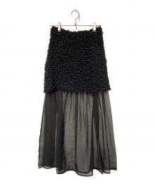 MARGE（マージ）の古着「チュールスカート」｜ブラック