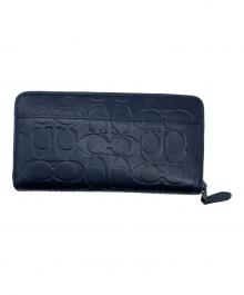 COACH（コーチ）の古着「COACH　長財布」｜ブラック