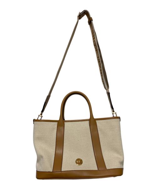 MICHAEL KORS（マイケル・コース）MICHAEL KORS (マイケル・コース) MICHAEL KORS　ハンドバッグ ベージュの古着・服飾アイテム