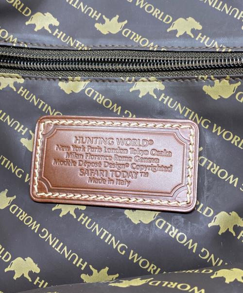 HUNTING WORLD（ハンティングワールド）HUNTING WORLD (ハンティングワールド) トートバッグ オリーブの古着・服飾アイテム