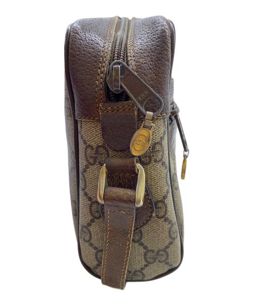 GUCCI（グッチ）GUCCI (グッチ) ショルダーバッグ ベージュ×ブラウンの古着・服飾アイテム