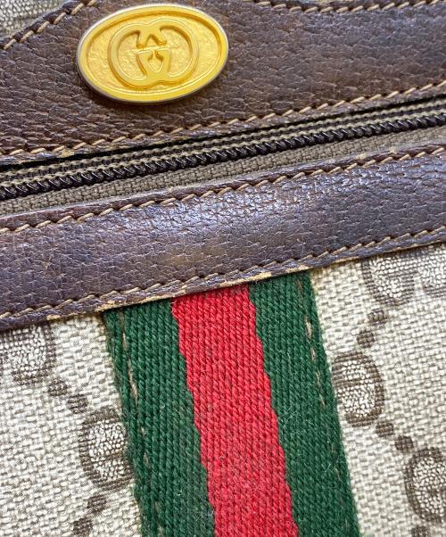 GUCCI（グッチ）GUCCI (グッチ) ショルダーバッグ ベージュ×ブラウンの古着・服飾アイテム