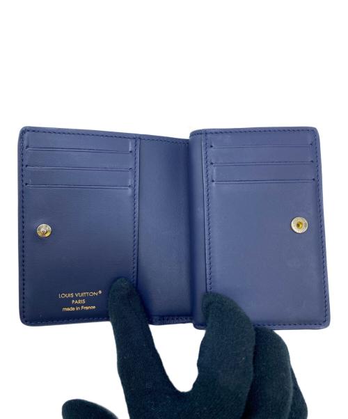 LOUIS VUITTON（ルイ ヴィトン）LOUIS VUITTON (ルイ ヴィトン) Louis Vuitton　2つ折り財布 ネイビーの古着・服飾アイテム