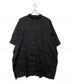 nest Robeネストローブ）の古着「シャツワンピース」｜ブラック