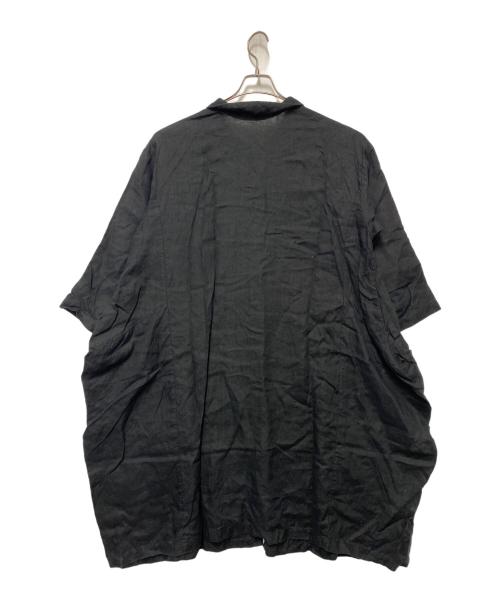 nest Robe（ネストローブ）nest Robe (ネストローブ) シャツワンピース ブラック サイズ:Freeの古着・服飾アイテム