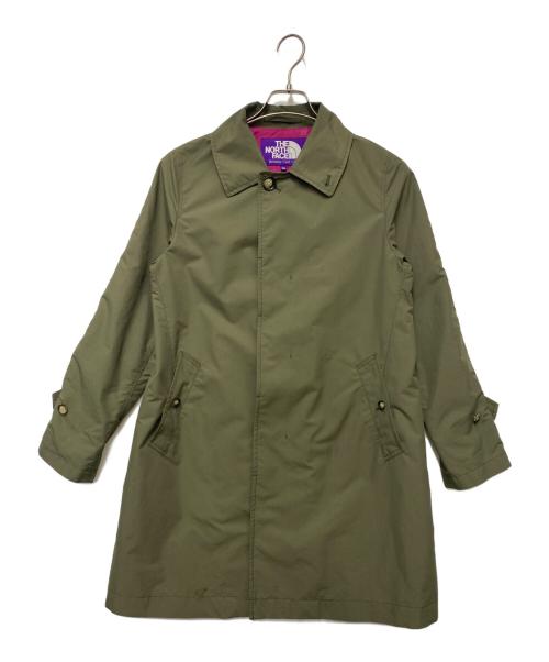 THE NORTHFACE PURPLELABEL（ザ・ノースフェイス パープルレーベル）THE NORTHFACE PURPLELABEL (ザ・ノースフェイス パープルレーベル) THE NORTHFACE PURPLELABEL　ナイロンコート カーキ サイズ:Mの古着・服飾アイテム
