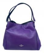 COACHコーチ）の古着「ハンドバッグ」｜パープル