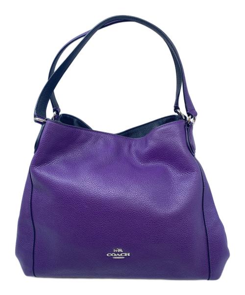 COACH（コーチ）COACH (コーチ) ハンドバッグ パープルの古着・服飾アイテム