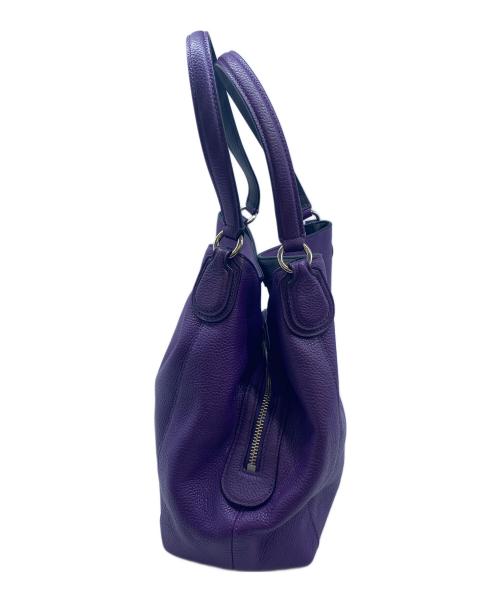 COACH（コーチ）COACH (コーチ) ハンドバッグ パープルの古着・服飾アイテム
