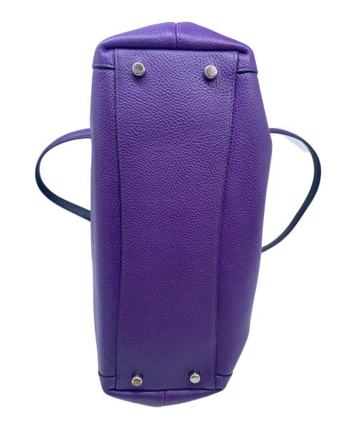 COACH（コーチ）COACH (コーチ) ハンドバッグ パープルの古着・服飾アイテム