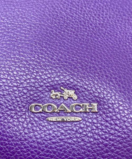 COACH（コーチ）COACH (コーチ) ハンドバッグ パープルの古着・服飾アイテム