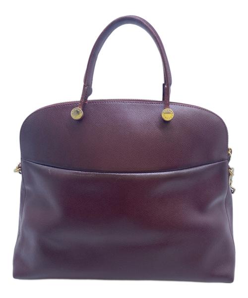 FURLA（フルラ）FURLA (フルラ) FURLA 2WAYショルダーバッグ ワインレッドの古着・服飾アイテム