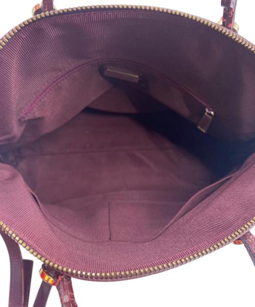 FURLA（フルラ）FURLA (フルラ) FURLA 2WAYショルダーバッグ ワインレッドの古着・服飾アイテム