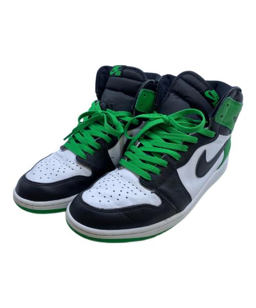 NIKE（ナイキ）NIKE (ナイキ) ハイカットスニーカー ホワイト×グリーン サイズ:29cmの古着・服飾アイテム