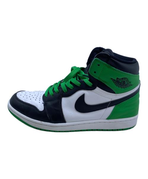 NIKE（ナイキ）NIKE (ナイキ) ハイカットスニーカー ホワイト×グリーン サイズ:29cmの古着・服飾アイテム