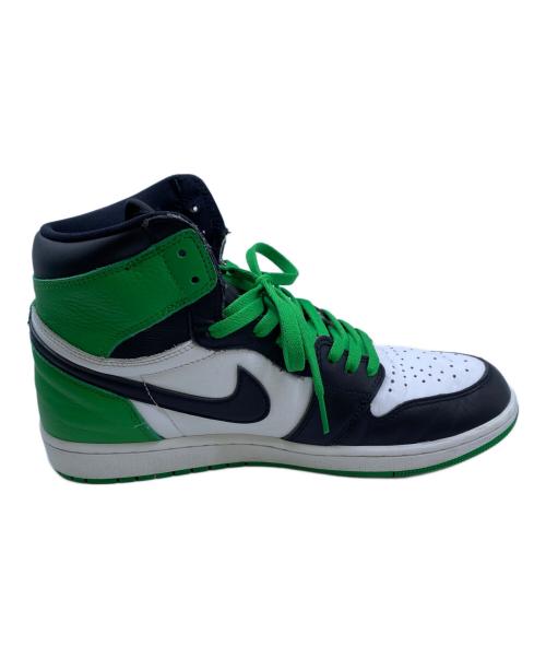 NIKE（ナイキ）NIKE (ナイキ) ハイカットスニーカー ホワイト×グリーン サイズ:29cmの古着・服飾アイテム