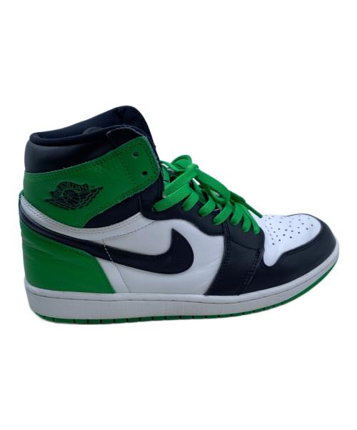 NIKE（ナイキ）NIKE (ナイキ) ハイカットスニーカー ホワイト×グリーン サイズ:29cmの古着・服飾アイテム