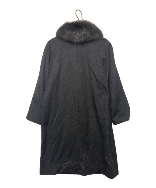 mia carna（ミアカーナ）mia carna (ミアカーナ) カシミヤコート ブラック サイズ:9の古着・服飾アイテム