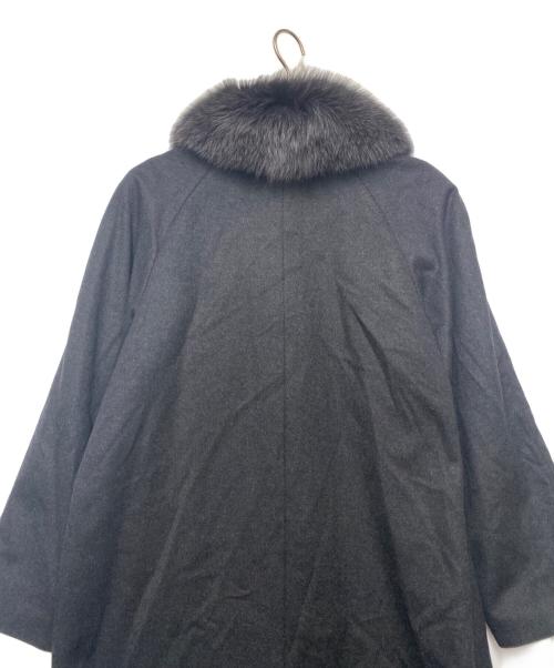 mia carna（ミアカーナ）mia carna (ミアカーナ) カシミヤコート ブラック サイズ:9の古着・服飾アイテム