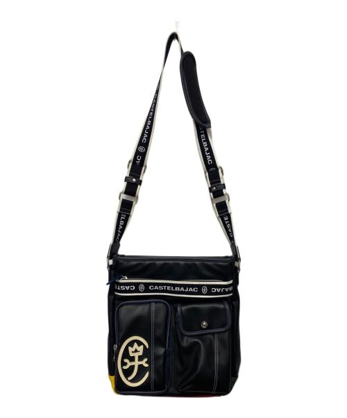 CASTELBAJAC（カステルバジャック）CASTELBAJAC (カステルバジャック) CASTELBAJAC　2WAYバッグ ブラック×ネイビーの古着・服飾アイテム